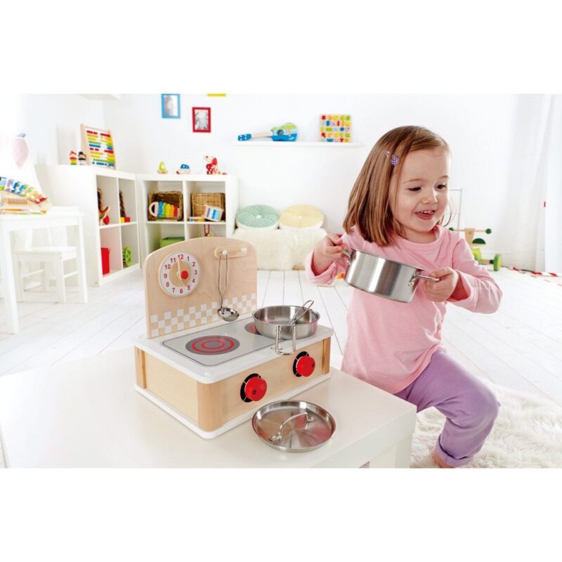 Hape Houten Fornuis Kind Rent Weg Met Pan Hape Hape-E3134 1024X1024