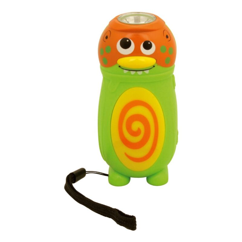 Knijpkat Monster Groen Zaklamp Geokids Geok-6146904-gr