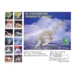 Plesiosaurus Naturel Constructie Kit 3D