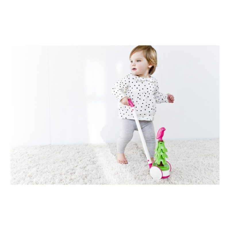 Stokroller Vogel Roze Kid O - Afbeelding 4