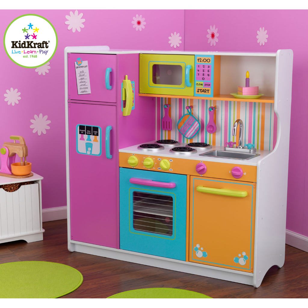 Kidkraft luxe keuken in felle kleuren kopen? â qiddie