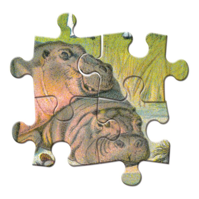 Puzzel 208-Delig Wildlife Of Africa Eeboo Stevige Stukjes Puzzel Wilde Dieren Afbeelding Puzzel Stukjes Eebo-9650463