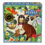 Puzzel 64-Delig Birthday Tree Eeboo Stevige Stukjes Puzzel Bos Dieren Eebo-9650439