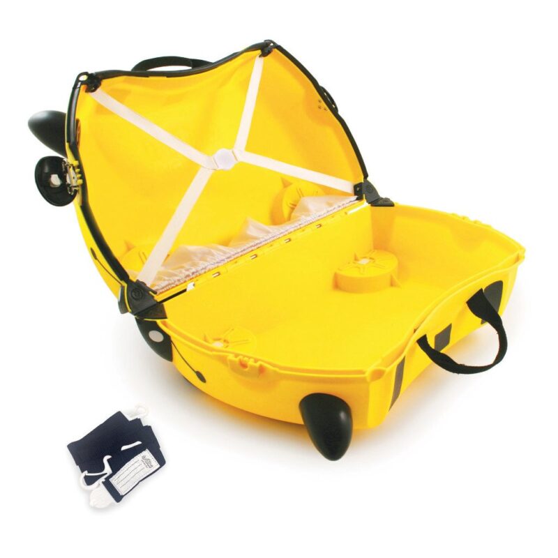 Trunki Bij Trolley Handbagage Speel Logeer Vakantie Koffer Wielen Trekkoort 1 Trunki Trun-9220012