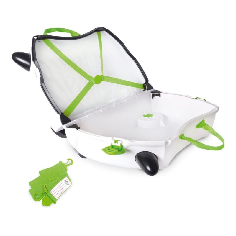 Trunki Zebra Trolley Handbagage Speel Logeer Vakantie Koffer Wielen Trekkoort 1 Trunki Trun-9220264