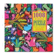 Vloerpuzzel 1008-Delig Katten Eeboo Stevige Stukjes Puzzel Eebo-9650651