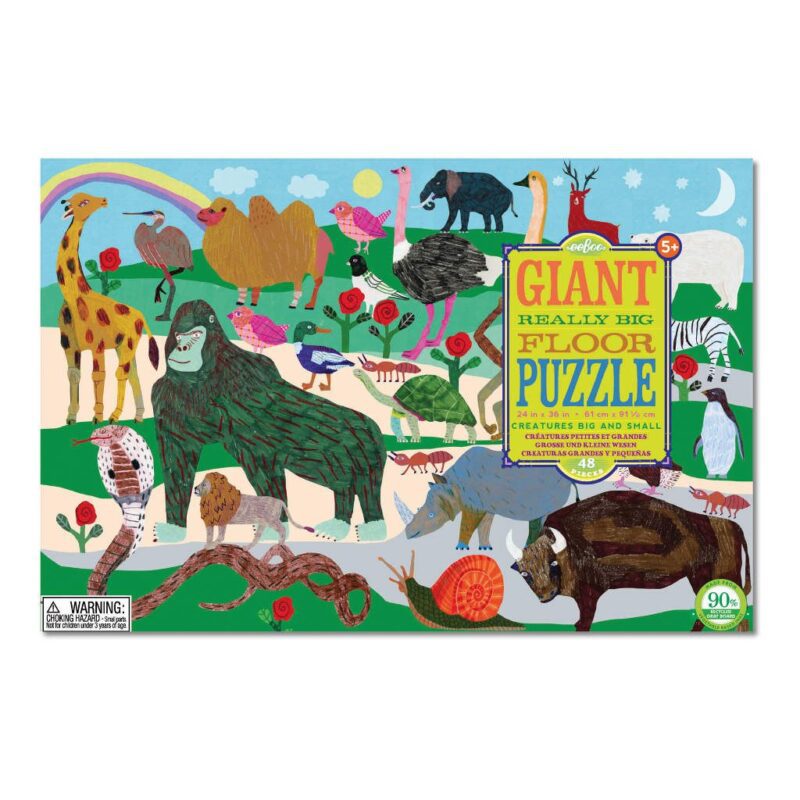 Vloerpuzzel 48-Delig Creatures Eeboo Stevge Stukken Puzzel Eebo-9650517