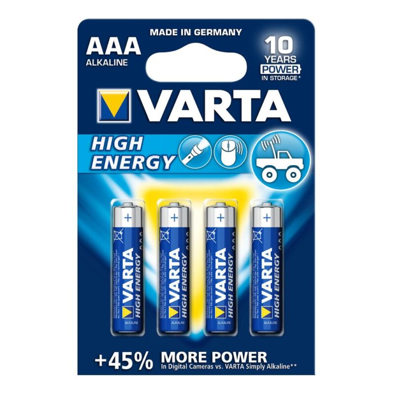 Varta High Energy AAA Batterij vart-4903