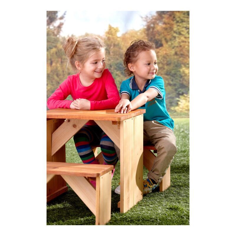 Picknickset Zidzed Axi Tafel 2 Banken Tuin Zitje Lounge Set Kinderen 3 Axis-A030.039.00