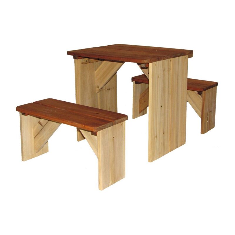 Picknickset Zidzed Axi Tafel 2 Banken Tuin Zitje Lounge Set Kinderen Axis-A030.039.00