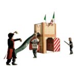 Speelhuis Arthur Axi Peuter Kleuter 18 Mnd 2 J 3 J 4 J 5 J 6 J 7 J 8 J Tuin Speel Huis Stevig Ridder Kasteel Glijbaan Vlag Deur Meisje Jongen Axis-A030.109.00