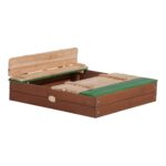 Zandbak Ella 95X90X20 Axi Peuter Kleuter 18 Mnd 2 J 3 J 4 J 5 J 6 J 7 J 8 J Te Sluiten Met Banken 100X95X20 Meisje Jongen Axis-A031.010.00