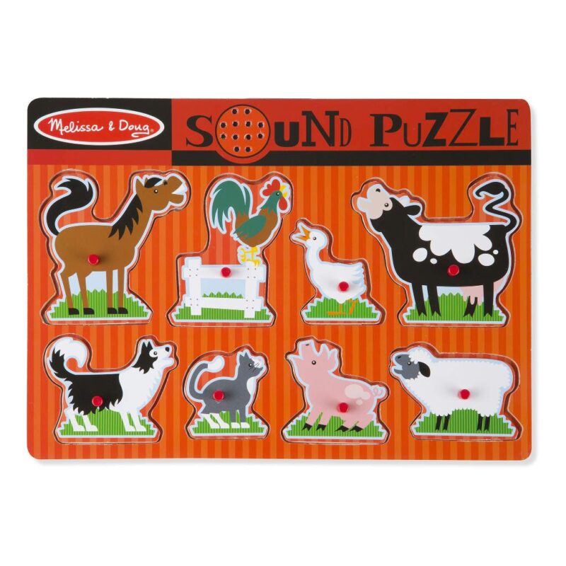 Boerderij Dieren Puzzel Met Geluid | Melissa & Doug