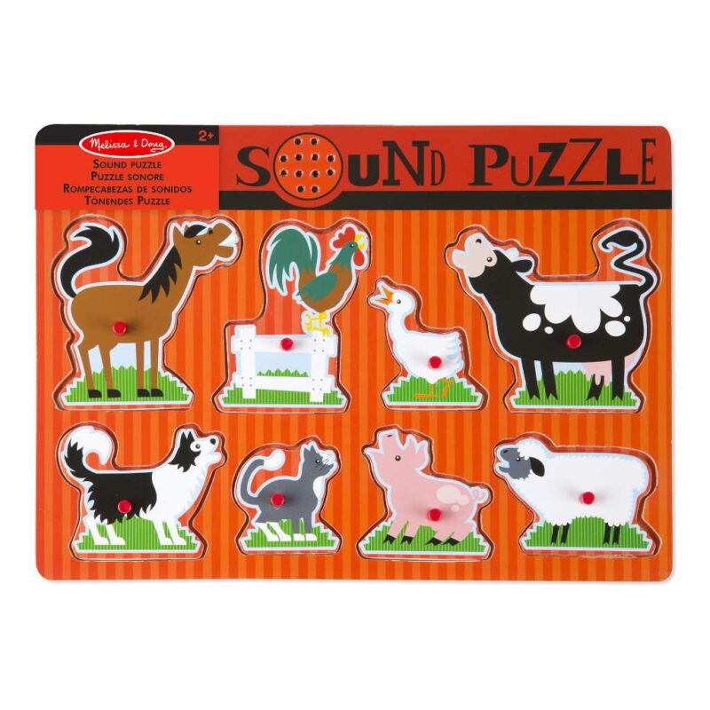 Boerderij Dieren Puzzel Met Geluid | Melissa & Doug