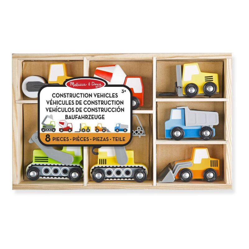 Bouwvoertuigen 7 St. In Kist | Melissa & Doug