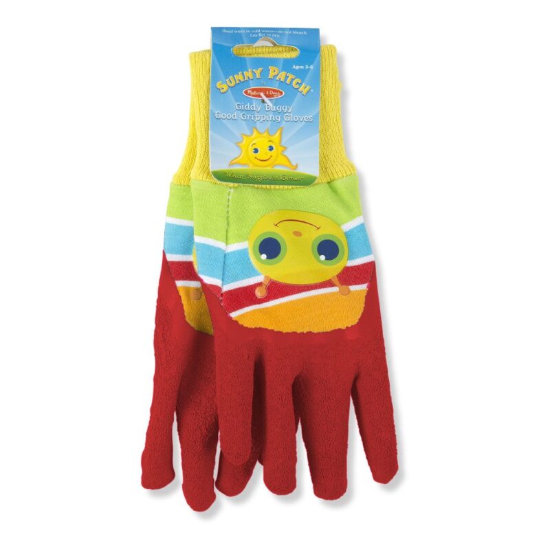 Kinderhandschoen Insect Verpakking Rups Hoofd Rood Geel Groen Melissa And Doug Meli-16753