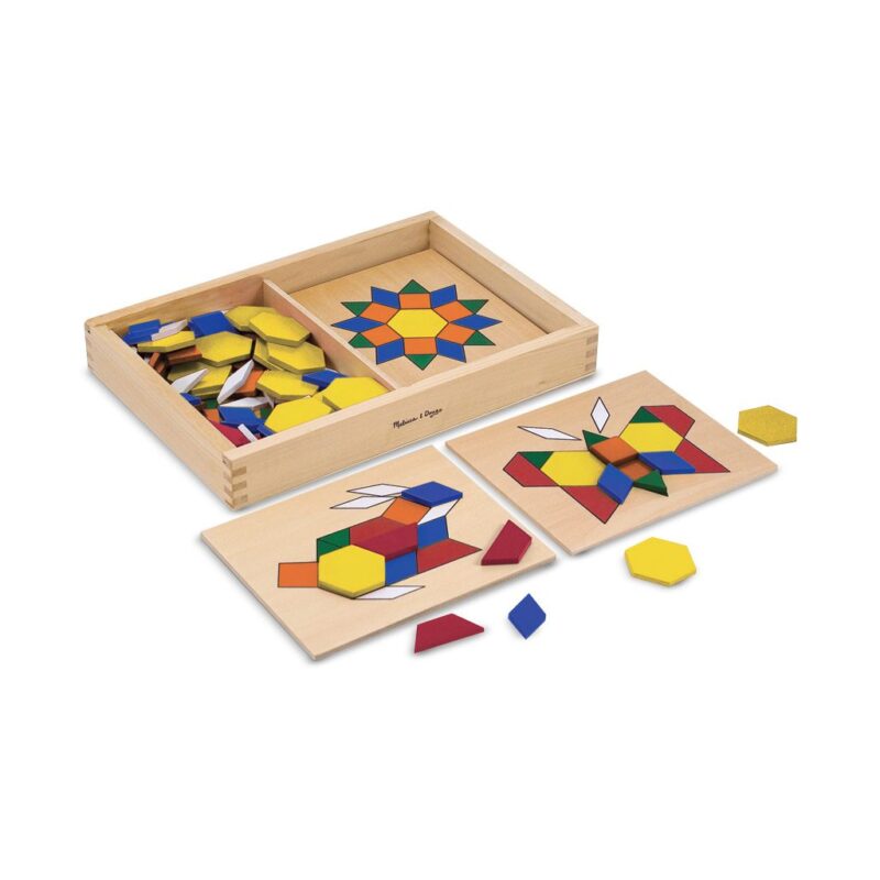 Patroon Blokken En Bord | Melissa & Doug