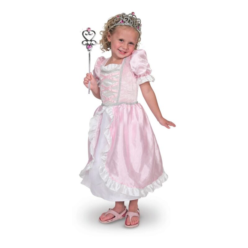 Prinses Kleding Roze Verkleed Set Met Staf Melissa And Doug Meli-14785