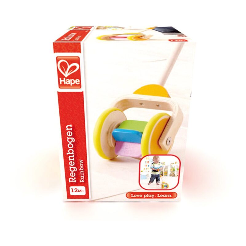 Regenboog Duwstok Hape Doos Verpakking Hape-E0344