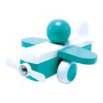 Sky Flyer Aqua Vliegtuig Blauw 3 Zijde Hape-E0066