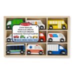 Stadsvoertuigen 9 St. In Kist | Melissa & Doug