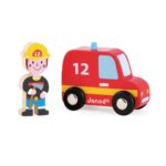Brandweer Auto En Man Janod