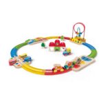 Regenboog Trein En Station Set Hape