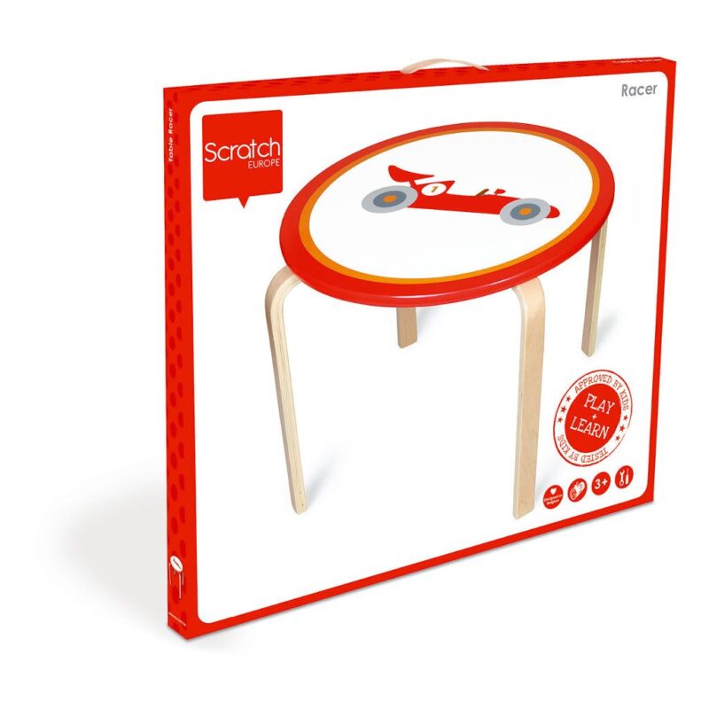 Tafel Rond Auto Racer Scratch