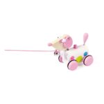 Trekfiguur Kleine Hond Roze Ella