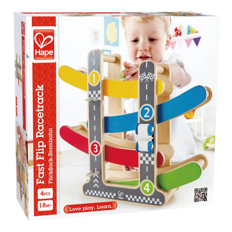 Fast Flip Racetrack Hape Speelgoed Autobaan Ballenbaan Hape-E0438