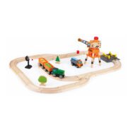 Kraan En Lading Treinset Railway Hape Speelgoed Hape-E3722