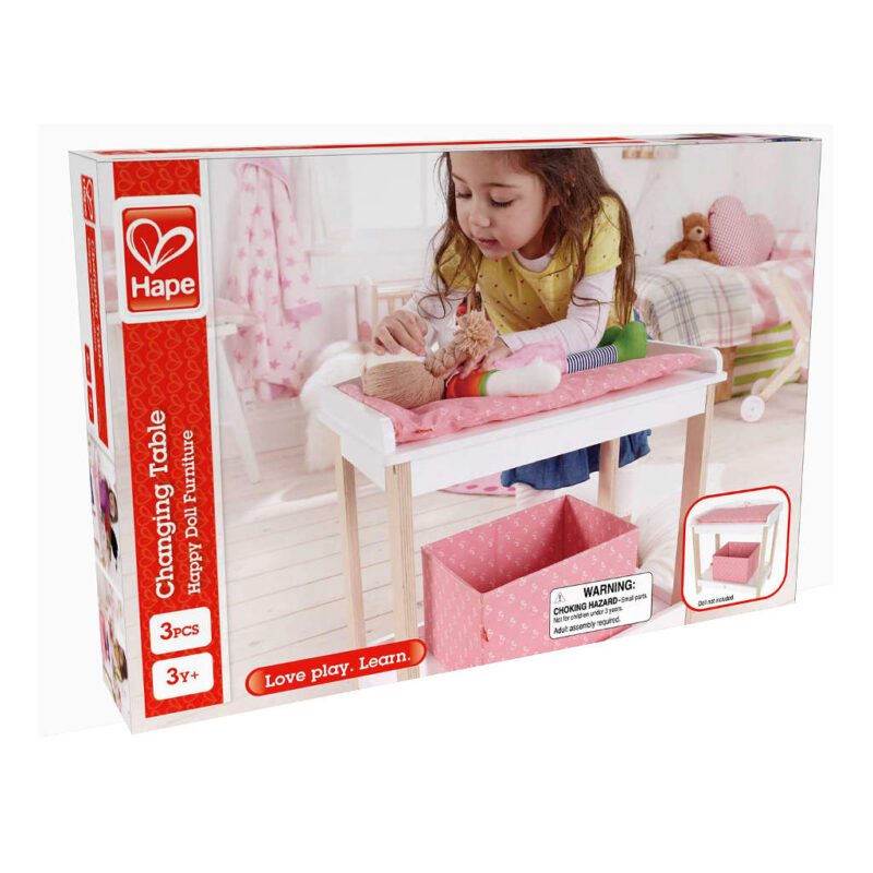 Poppen Commode Hape Speelgoed Doos Verpakking Hape-E3602