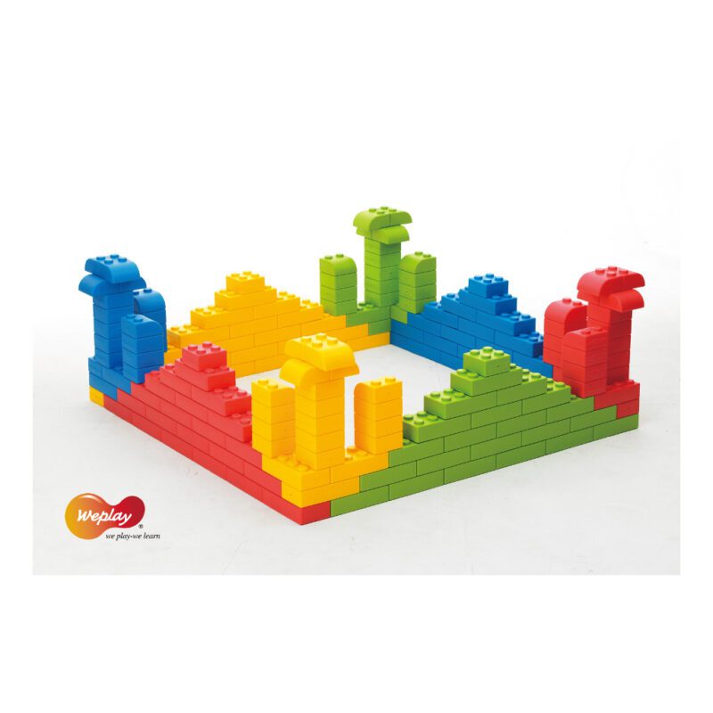 Q-Blokken 64 Stuks Met Opbergtas Weplay Duplo Groot Wepl-Kc0004-065