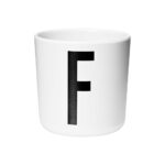 Letter Mok F Melamine Beker 6 Maanden Drink Tuit 200 Ml Design Letters Desi-20201000F