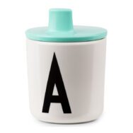 Tuitdeksel Turquoise Melamine Design Letters Combineren Oefenen Groen Lek Tuit Desi-20202300Turquo