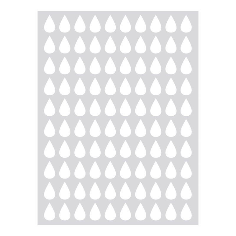 Drops White Sticker 18X24Cm | Hello Little | Lilipinso