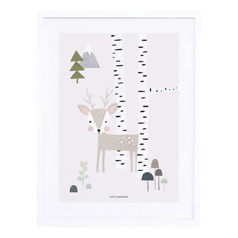 Fawn Poster Into The Woods Lilipinso Met Lijst QIDDIE.com lili-P0206C