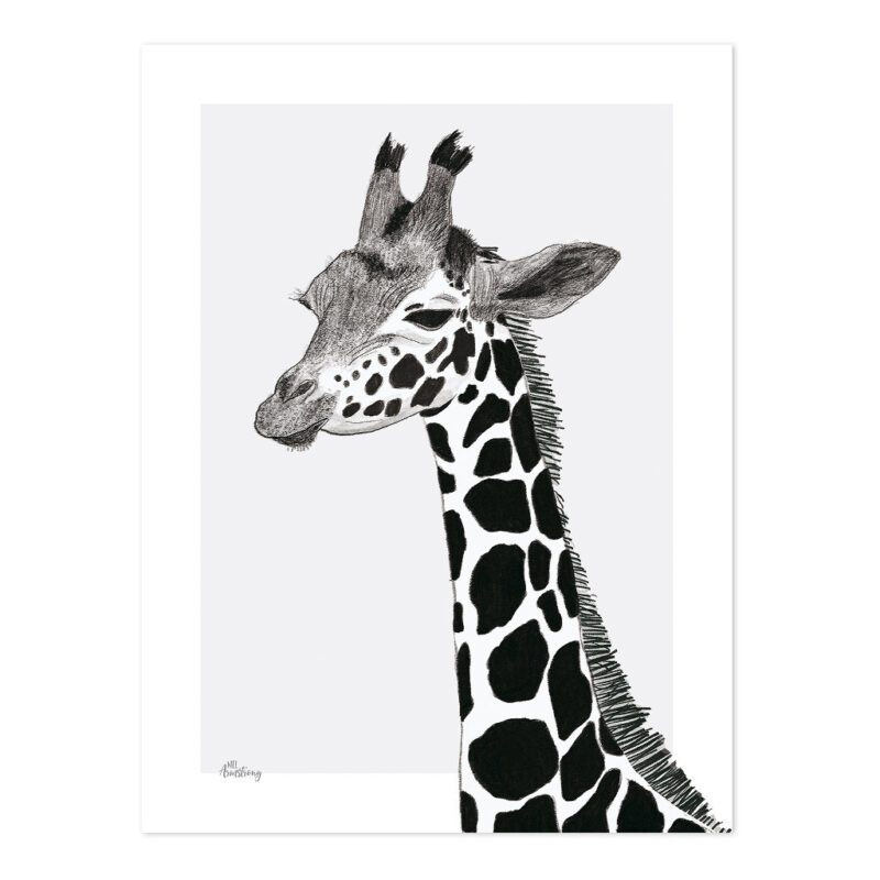 Giraffe Poster | Serengeti | Lilipinso