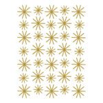Gold Flakes Sticker 18X24Cm Nordic Lilipinso Gouden Sneeuw Vlokken Lili-S1145