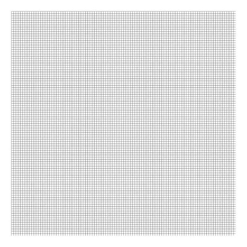 Grid Black On White 0.5Cm Behang | Millimétré | Lilipinso