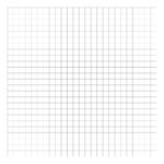 Grid Black On White 2Cm Behang | Millimétré | Lilipinso