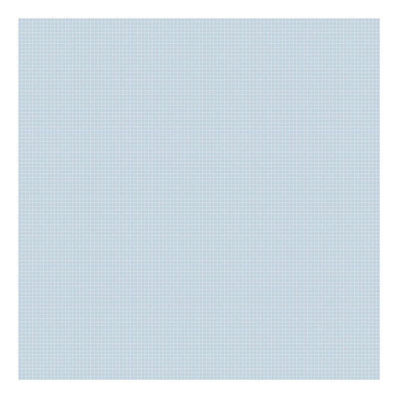 Grid White On Blue 0.5Cm Behang | Millimétré | Lilipinso