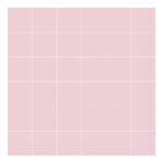 Grid White On Pink 8Cm Behang | Millimétré | Lilipinso