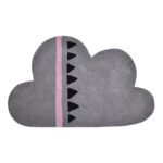 Happy Clouds Vloerkleed Lilipinso Grijs Vlag Roze Lili-H0274