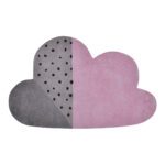 Happy Clouds Vloerkleed Lilipinso Roze Grijs Stippen Wolk Lili-H0275