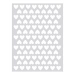 Hearts White Sticker 18X24Cm | Hello Little | Lilipinso