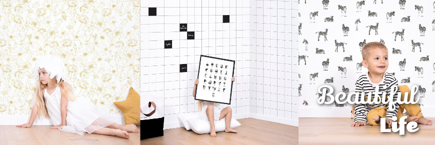 Kinderbehang voor baby en kinderkamer kopen