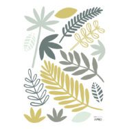 Leaves Green Blue Muursticker A3 | Australia | Lilipinso