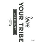 Love Your Tribe Sticker 18X24Cm | Wild West | Lilipinso