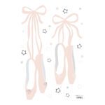 Shoes Muursticker A3 Lilipinso Ballet Schoen Pastel Lili-S1130